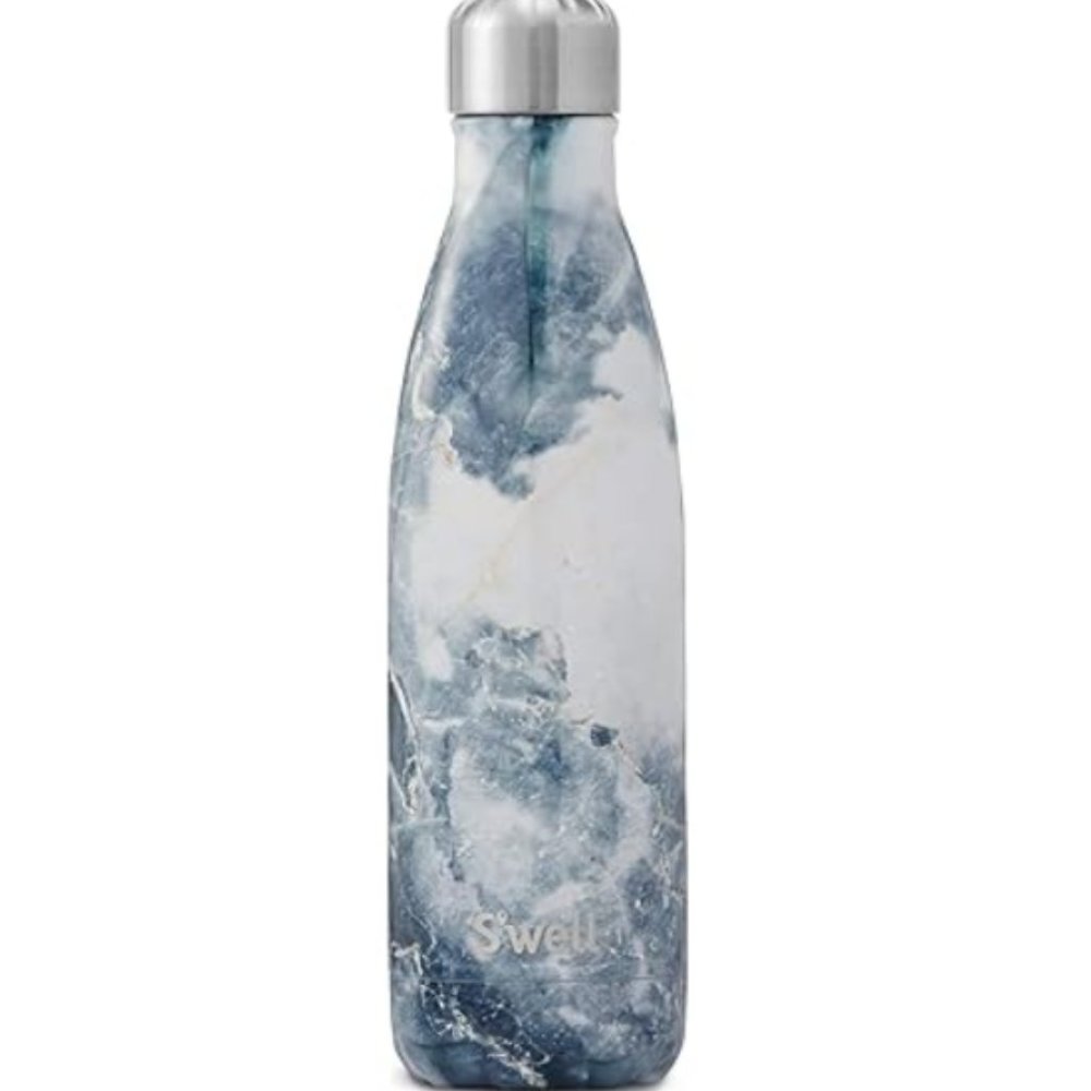 S'well Original Blue and White Marble Bottle